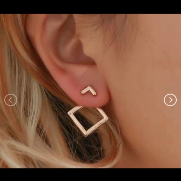 ⚠️ must bundles ⚠️ Simple Metal Cutout earring - Picture 6 of 6